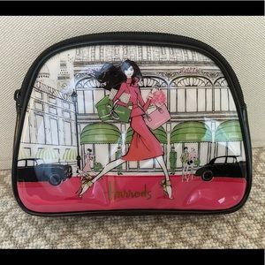 NWOT Harrods makeup bag